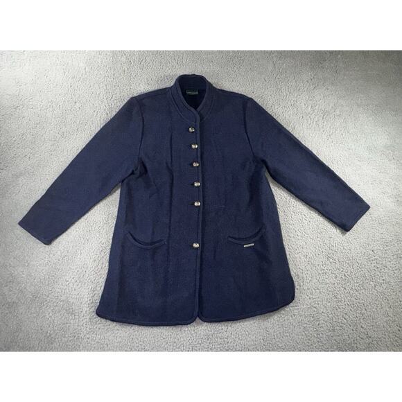 Vintage Geiger Collection Wool Coat Women 38 Austria Tyrol Boiled - Picture 1 of 16